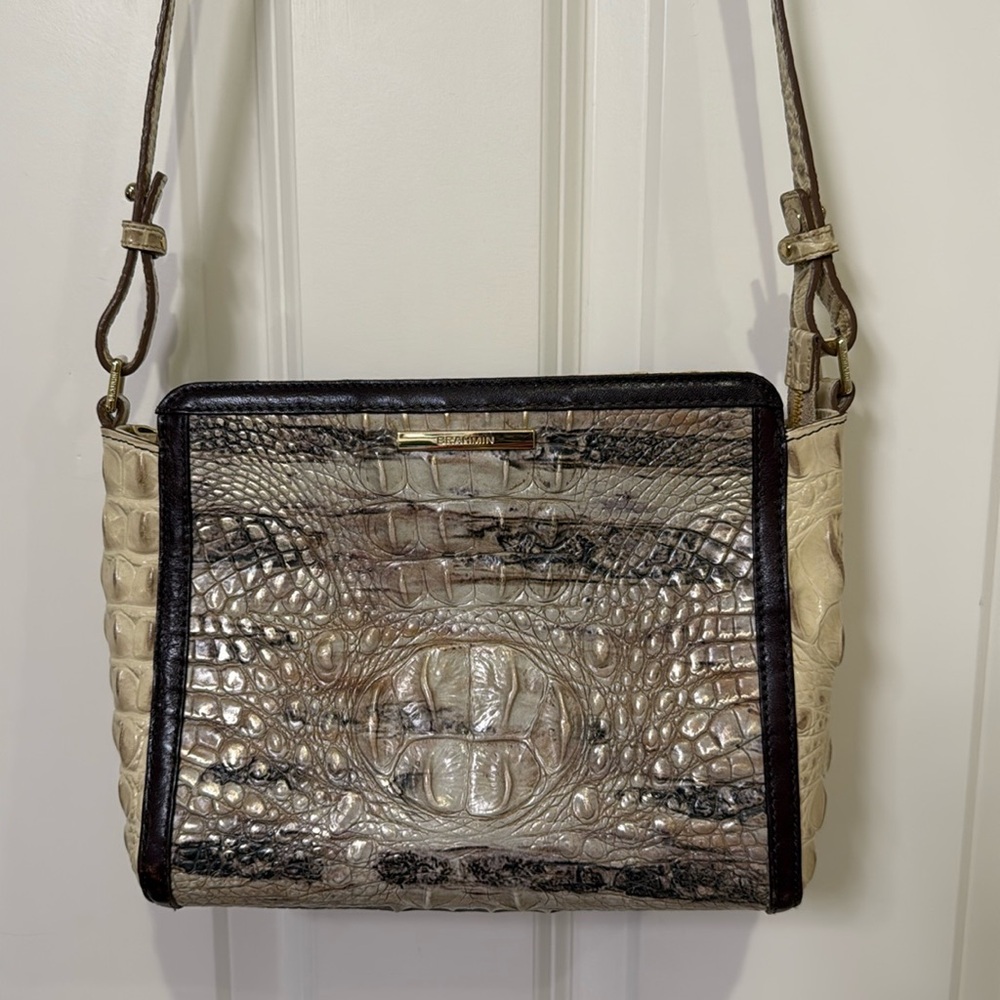 Brahmin Multi-Leather Texture Crossbody
